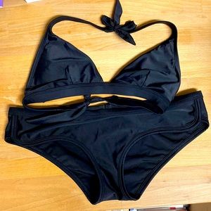 Patagonia black bikini bathing suit XL extra large